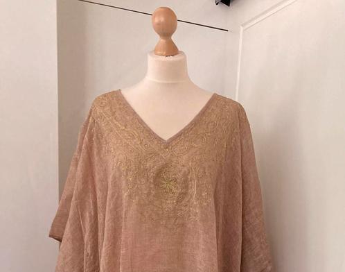 Luchtig tuniek- nieuw, Kleding | Dames, Grote Maten, Nieuw, Blouse of Tuniek, Bruin, Ophalen of Verzenden