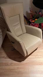 Elektrische relax stoel leer, Ophalen, Zo goed als nieuw, Leer, 75 tot 100 cm