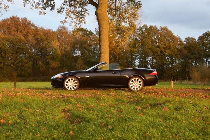 Jaguar XK 4.2 V8 Convertible – Midnight Black 149.586km Y06, Auto's, Jaguar, Bedrijf, XK, Benzine, E, Cabriolet, Automaat, Geïmporteerd