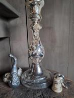 Mooie grote Armeluis zilveren kandelaar, #1900., Antiek en Kunst, Antiek | Kandelaars, Ophalen of Verzenden