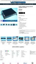 ALTEC LANSING ALA435 4 kanaals versterker Vintage, Gebruikt, Ophalen of Verzenden, ., Support@alteclansing.com