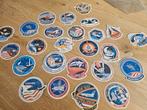 Space Shuttle missie stickers, Hobby en Vrije tijd, Ophalen of Verzenden, Zo goed als nieuw, Meerdere stickers