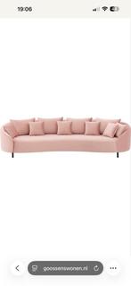 Prachtige roze bank Ragnar van Goossens, Ophalen, 75 tot 100 cm, Zo goed als nieuw, Stof