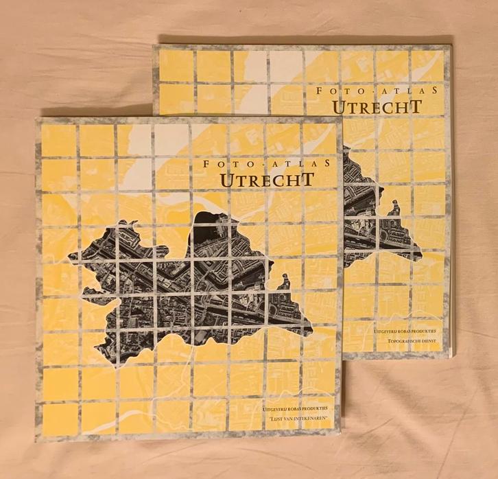 Foto Atlas Provincie Utrecht 2 delig v Robas ZoGoedAlsNieuw, Boeken, Atlassen en Landkaarten, Zo goed als nieuw, Nederland, 1800 tot 2000