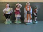 4 Porseleinen Miniatuur Beeldjes o.a. Danseres Gemerkt, Ophalen of Verzenden, Zo goed als nieuw, Overige typen