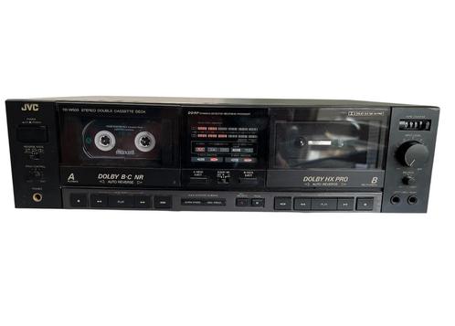 JVC dubbel cassettedeck autoreverse TD W 503, Audio, Tv en Foto, Cassettedecks, Dubbel, JVC, Auto-reverse, Tiptoetsen, High speed dubbing