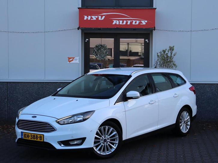 Ford Focus Wagon 1.0 Titanium navi LM cruise org NL, Auto's, Ford, Bedrijf, Te koop, Focus, ABS, Airbags, Airconditioning, Boordcomputer