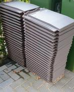 44 x Wienerberger Actua, zgan, Doe-het-zelf en Verbouw, Dakpannen en Dakbedekking, Ophalen, Steen of Klei, Zwart, Zo goed als nieuw