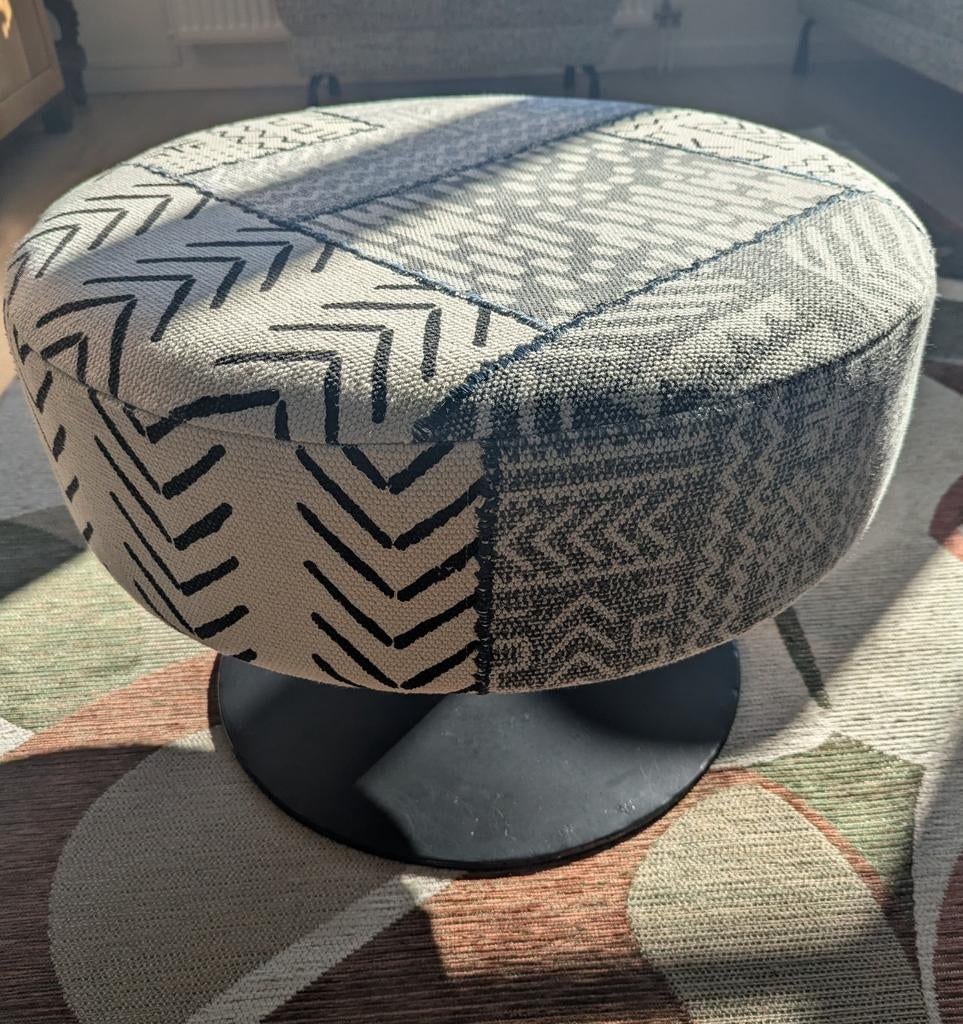 Poef - Troubadour, Ophalen, Minder dan 50 cm, Rond, Minder dan 50 cm