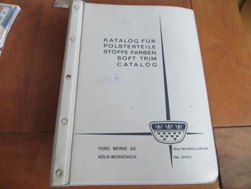 Unieke Ford verkoopmap met kleuren bekleding 1964 - 1968 beschikbaar voor biedingen