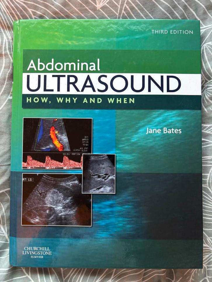 Abdominale Echo Boek - MBRT Opleiding, Boeken, Studieboeken en Cursussen, Gelezen, HBO, Beta, Ophalen