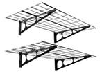 2x 100cm steel shelves, Huis en Inrichting, Woonaccessoires | Wandplanken en Boekenplanken, Ophalen of Verzenden, Zo goed als nieuw