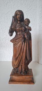 Houten Madonna met Kind 18e/19e eeuw ??, Antiek en Kunst, Ophalen of Verzenden