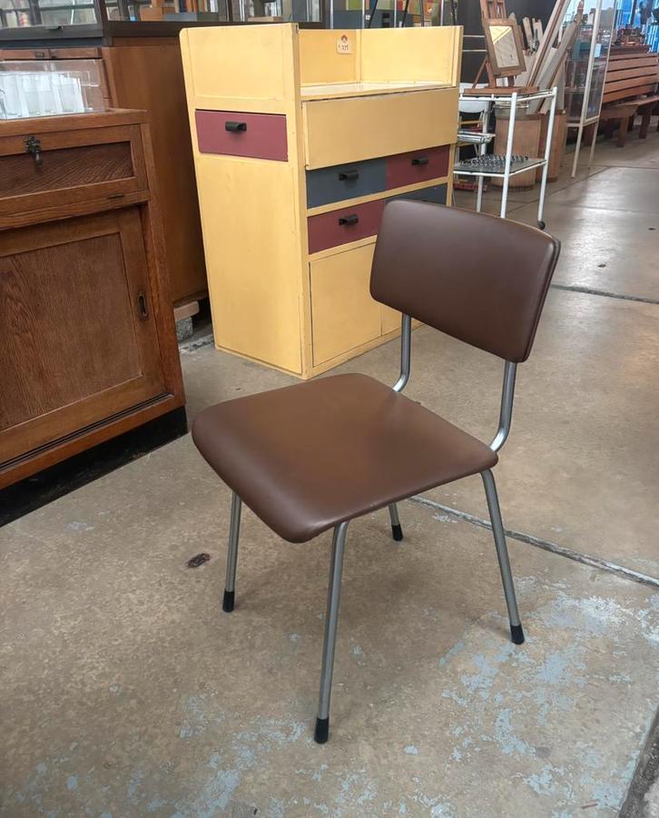 Vintage Gispen 1235 stoel, Huis en Inrichting, Stoelen, Gebruikt, Eén, Ophalen