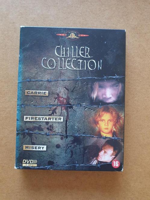 3 Dvd Box Stephen King. Carrie/Firestarter/Misery, Cd's en Dvd's, Dvd's | Thrillers en Misdaad, Gebruikt, Vanaf 16 jaar, Ophalen of Verzenden