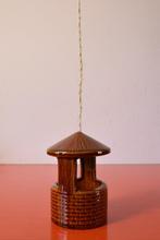 Retro vintage jaren 70 hang bloempot / plantenhanger, Ophalen of Verzenden