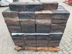 Stapelblok Wallblock Split 12x12x30 cm Zwart/Rood - J&W 75, Ophalen, Blok, Nieuw, Nvt