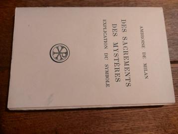 Des sacrements des mystères: explications du symbole beschikbaar voor biedingen