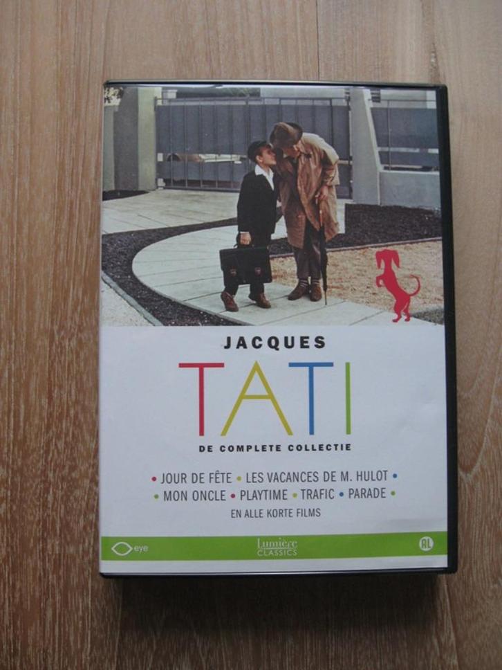 DVD (7 Discs) Jacques Tati De Complete Collectie, Cd's en Dvd's, Dvd's | Klassiekers, Zo goed als nieuw, Komedie, 1940 tot 1960