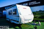 Dethleffs C-JOY 420 QSH (bj 2021), Caravans en Kamperen, Tot en met 2, Bedrijf, 750 - 1000 kg, Ringverwarming