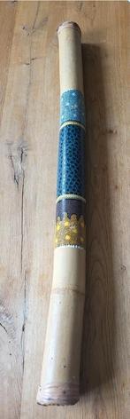 Handgeschilderde Didgeridoo van Bamboe, Ophalen of Verzenden, Gebruikt