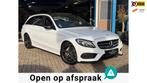 Mercedes-Benz C-klasse Estate 180 AMG 2017 AUT PANO LEER NAP, Auto's, Automaat, Achterwielaandrijving, Wit, 750 kg