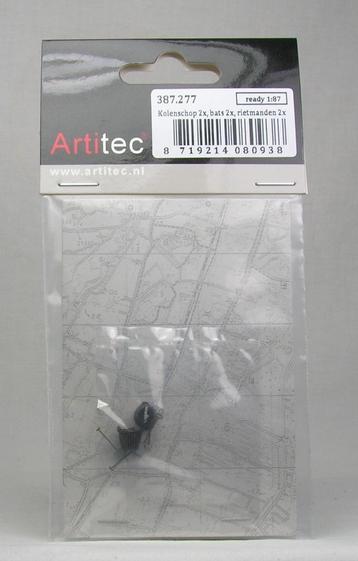 Artitec: set 2x kolenschop, 2x bats en 2x rietmanden. beschikbaar voor biedingen