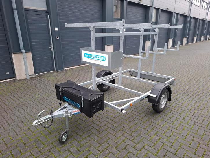 Steigeraanhanger (absolute nieuwstaat), Doe-het-zelf en Verbouw, Steigers, Zo goed als nieuw, Overige typen, 5 meter of hoger