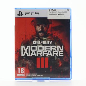 Playstation 5 Game: Call Of Duty Modern Warfare III beschikbaar voor biedingen