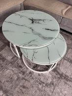 Heel mooi ronde salontafel, Huis en Inrichting, Tafels | Salontafels, Gebruikt, 50 tot 100 cm, Rond, Ophalen of Verzenden