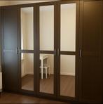 Grote kledingkast met spiegeldeuren, Huis en Inrichting, Ophalen, Gebruikt, 200 cm of meer, Met hangruimte