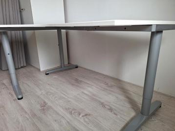 Hoekbureau Ikea galant wit 160x80x120cm - afbeelding 3