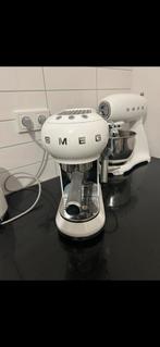 SMEG Espressomachine Wit ZGN, Ophalen, Zo goed als nieuw