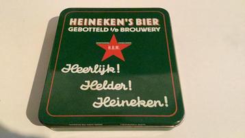 Heineken Blikje met Bierviltjes beschikbaar voor biedingen