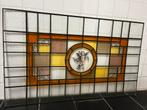 Glas in lood 126cm x 76cm, Doe-het-zelf en Verbouw, Glas en Ramen, Ophalen, Zo goed als nieuw, Glas in lood, Minder dan 80 cm