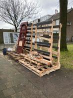 Pallets Kozijnbok Stookhout Haardhout Voordeur GRATIS!, Ophalen, Minder dan 25 mm, Zo goed als nieuw, Pallet