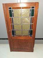 brocante glas en lood raam, Ophalen, 80 tot 100 cm, Binnendeur, Minder dan 200 cm