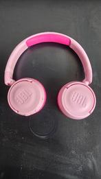 Jbl roze kids koptelefoon draadloos, Overige merken, Bluetooth, Zo goed als nieuw, Op oor (supra aural)