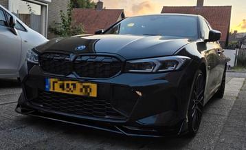 BMW G20 LCI Front Lip - Zwart 3-Delig beschikbaar voor biedingen
