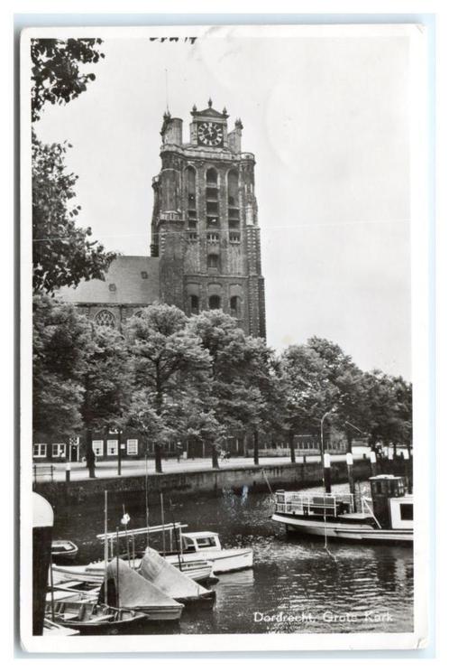 Dordrecht, Grote kerk. Leporello, Verzamelen, Ansichtkaarten | Nederland, Gelopen, Zuid-Holland, 1940 tot 1960, Verzenden