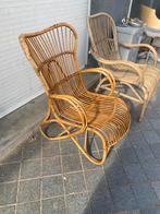 Prachtige LAZY vintage rontan buiten of binnen stoel, Antiek en Kunst, Curiosa en Brocante, Ophalen of Verzenden