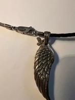 Silk Zilveren Ketting met Veer Hanger, Overige voorstellingen, Ophalen of Verzenden, Zo goed als nieuw, Zilver