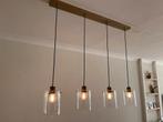 Chique Hanglamp Eettafel + 4 Philips SceneSwitch Lampen LED, Ophalen, Zo goed als nieuw, Glas, 75 cm of meer
