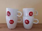 4 Douwe Egberts Kopjes, Keramiek, Ophalen of Verzenden, Zo goed als nieuw, Overige stijlen