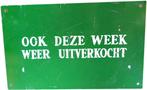 tekstbord, Ophalen of Verzenden, Gebruikt