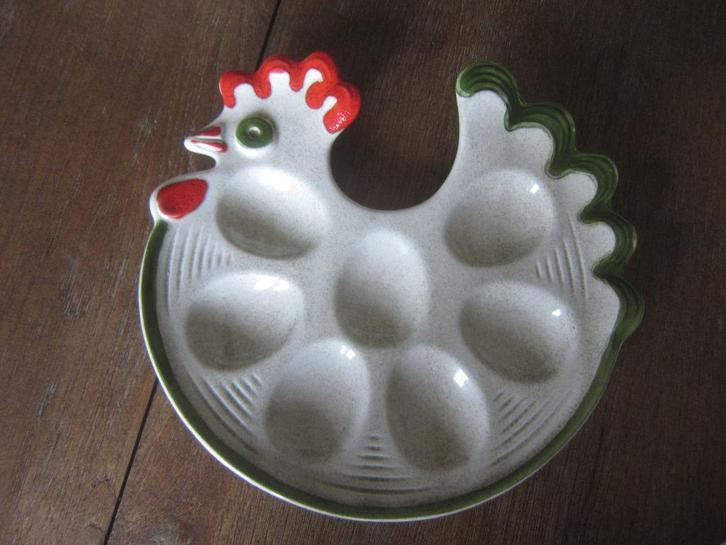 eierschaal Waechtersbach Haan Kip Keramiek bord, Huis en Inrichting, Keuken | Servies, Zo goed als nieuw, Schaal of Schalen, Overige stijlen