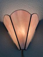 Wand schemerlamp tifany stijl glas in lood, Ophalen, Gebruikt, Glas
