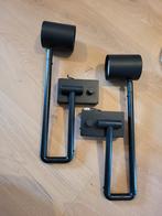 2 Zwarte IKEA Nymane Lampen, Ophalen of Verzenden, Gebruikt, Metaal, Modern