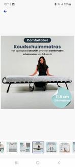 Nieuw opklapbed met matras, Eenpersoons, Zo goed als nieuw, Metaal, 190 cm of minder