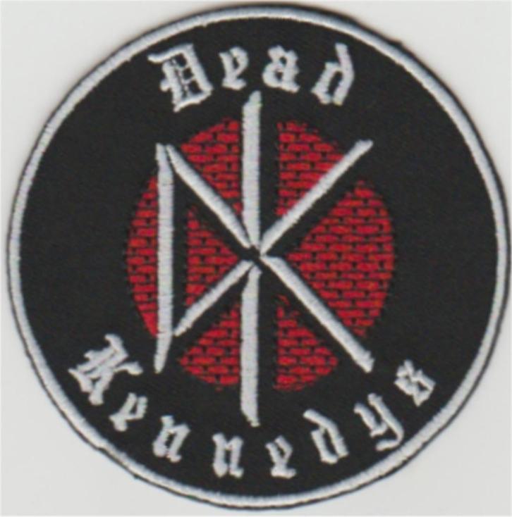 Dead Kennedys stoffen opstrijk patch embleem, Verzamelen, Muziek, Artiesten en Beroemdheden, Nieuw, Kleding, Verzenden